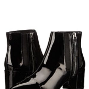 Nine West Shiny Patent Booties